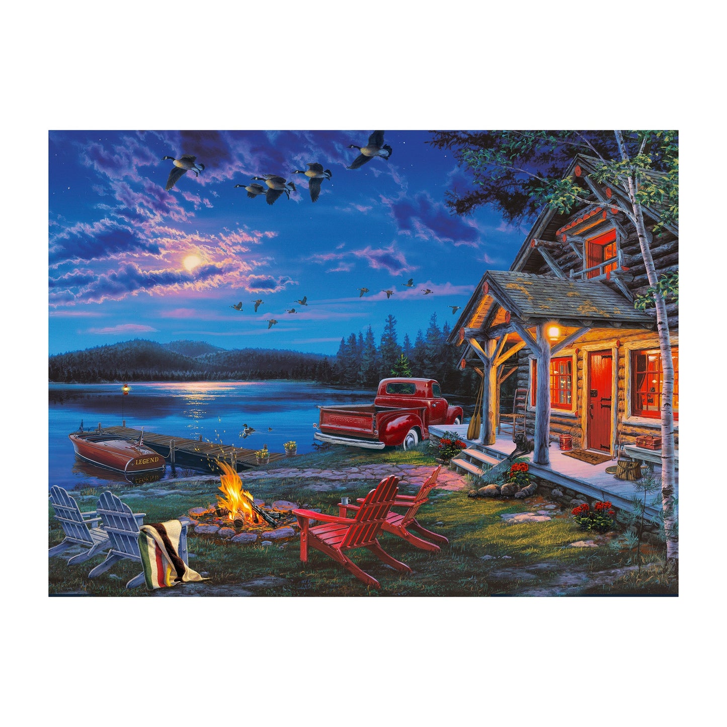LED Art 24in x 16in-The Perfect Getaway