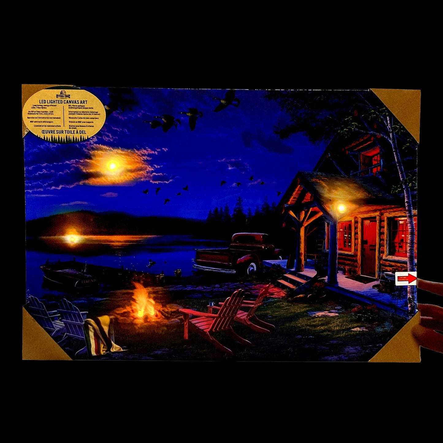 LED Art 24in x 16in-The Perfect Getaway