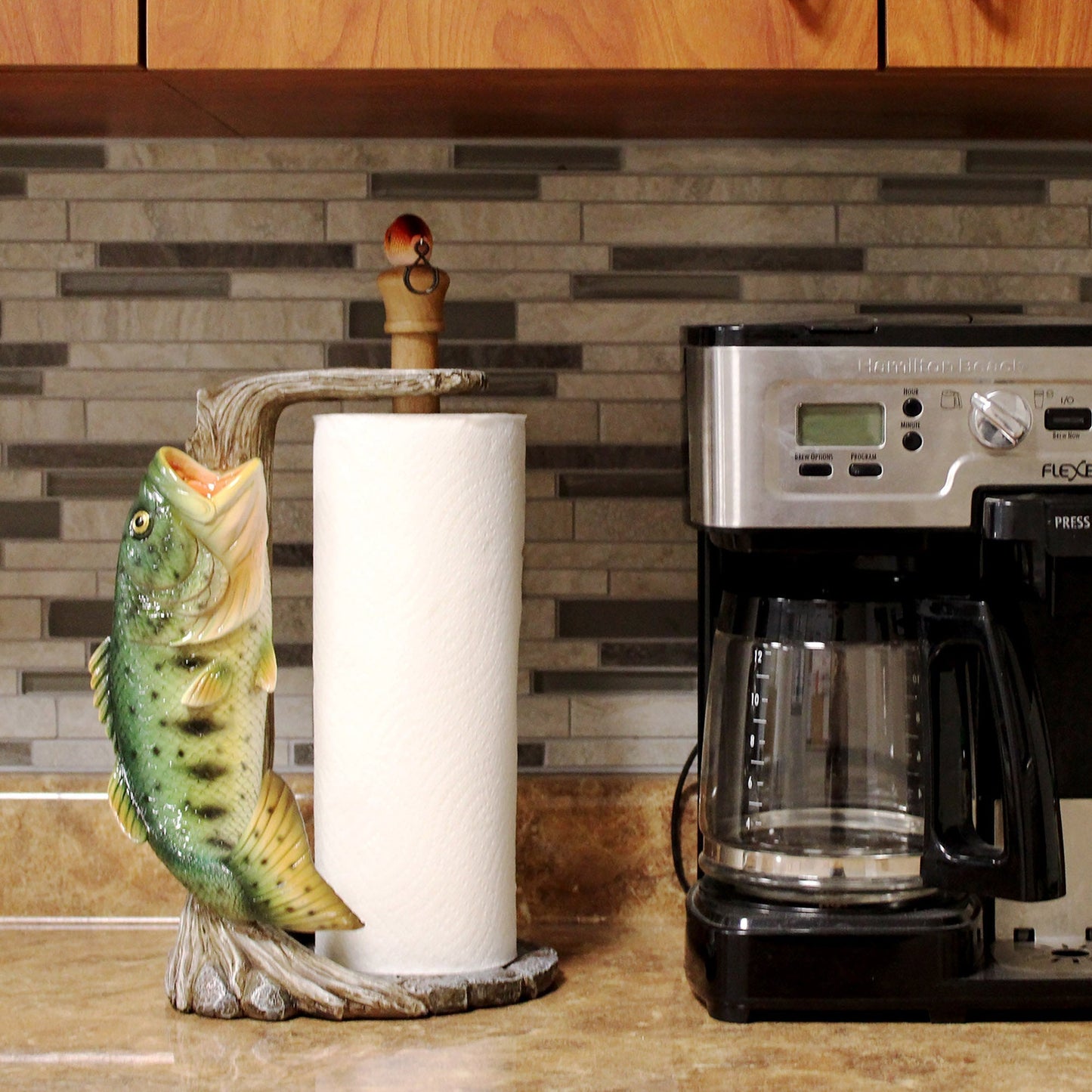 Paper Towel Holder-Largemouth Bass