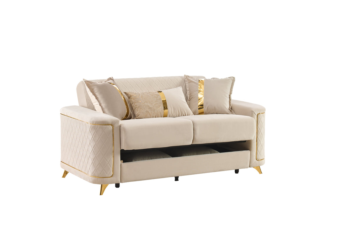 Lisa 3Pc Sofa, Loveseat and Accent Chair Set
