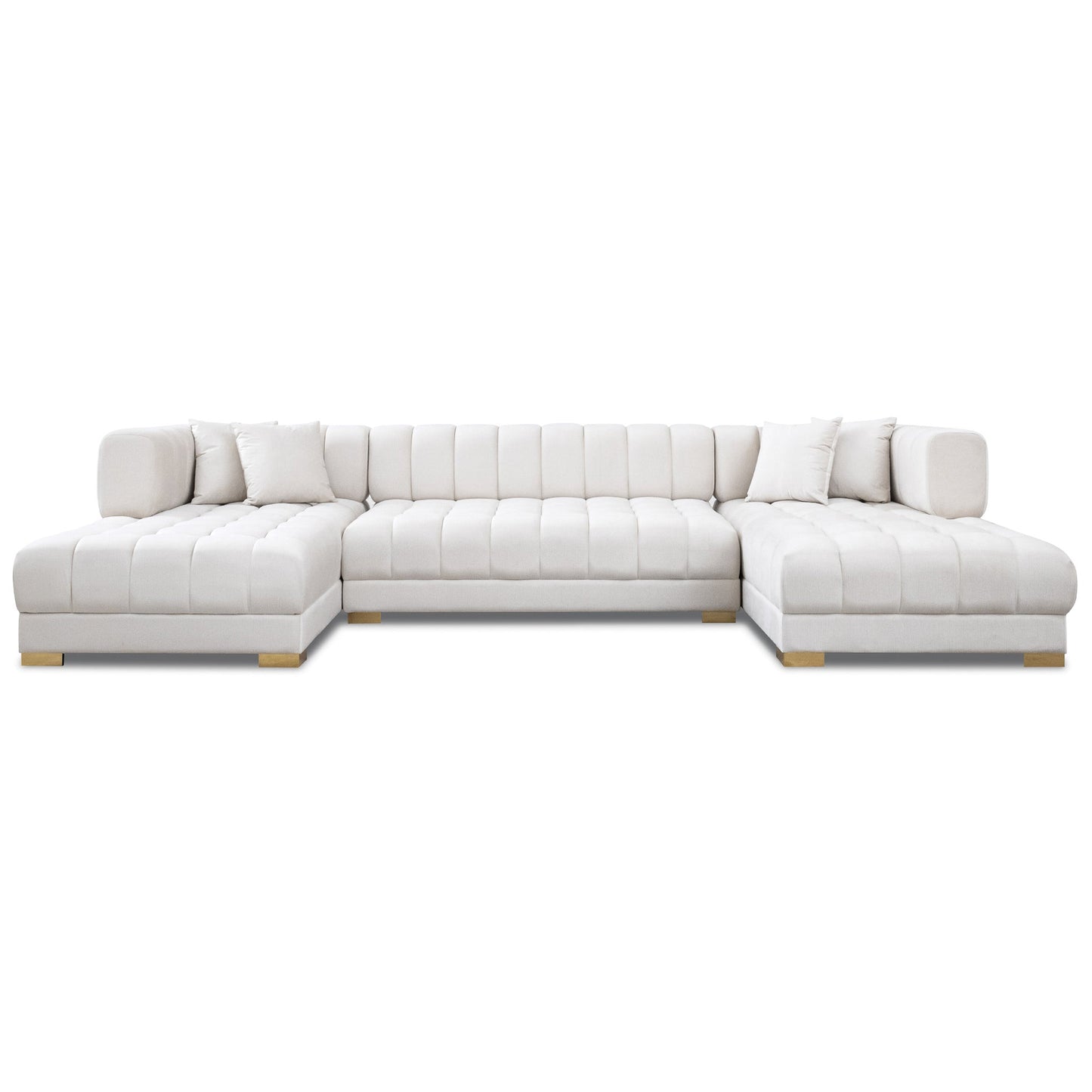 Marlow U-Shaped Velvet Sofa