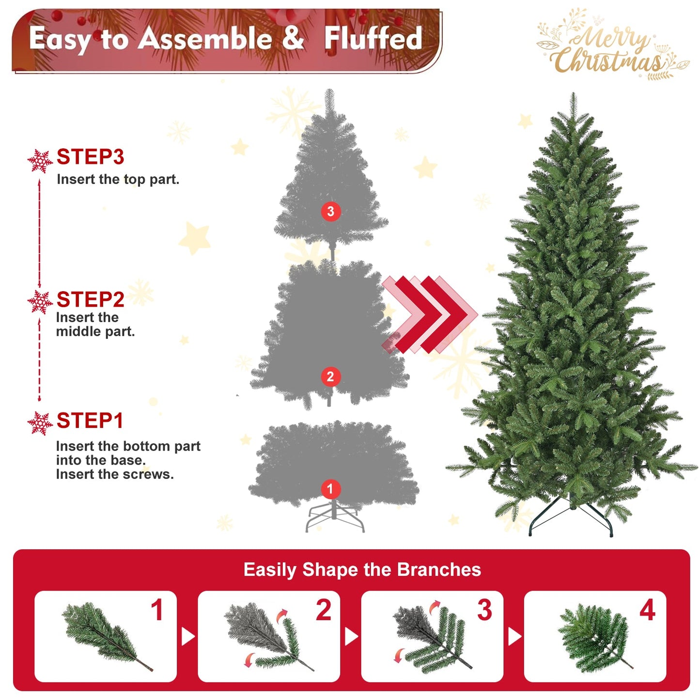 6ft Artificial Christmas Tree