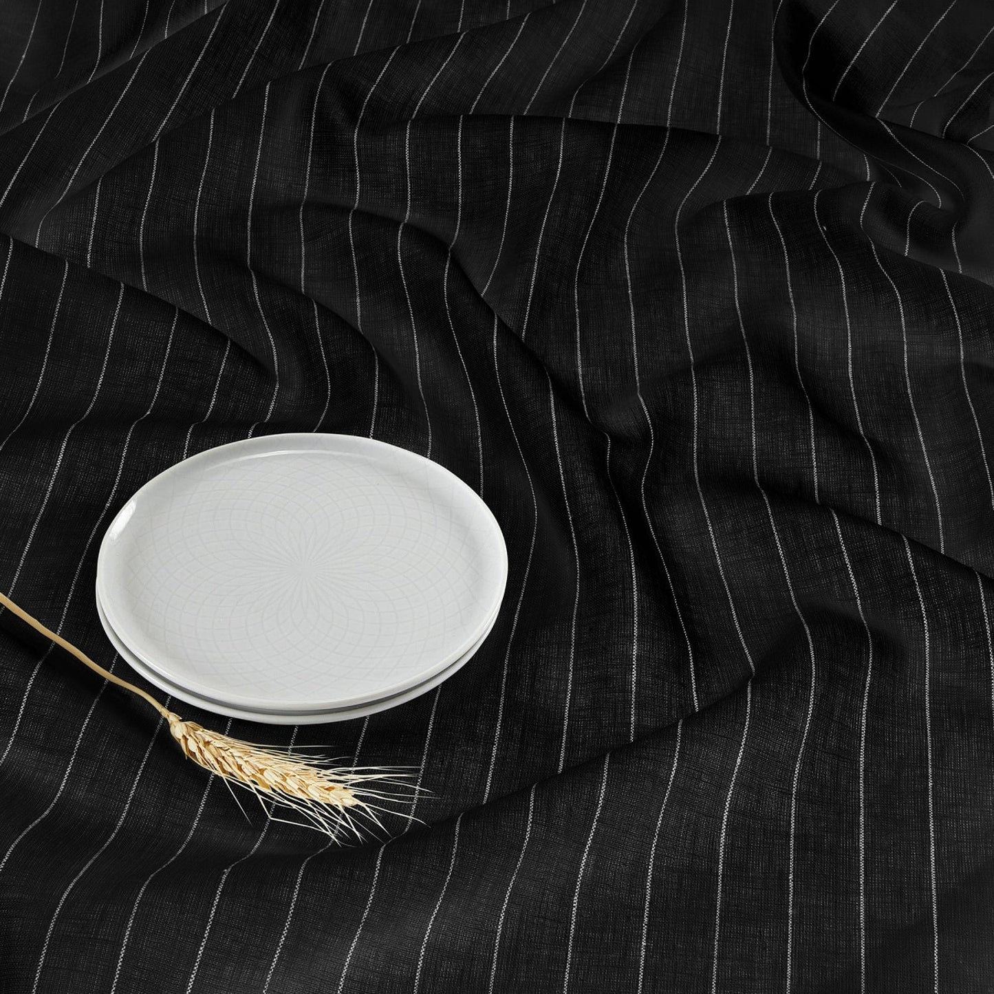 Pinstripe Table Throw