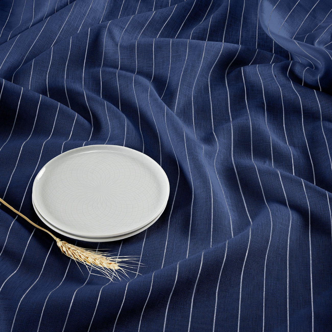 Pinstripe Table Throw