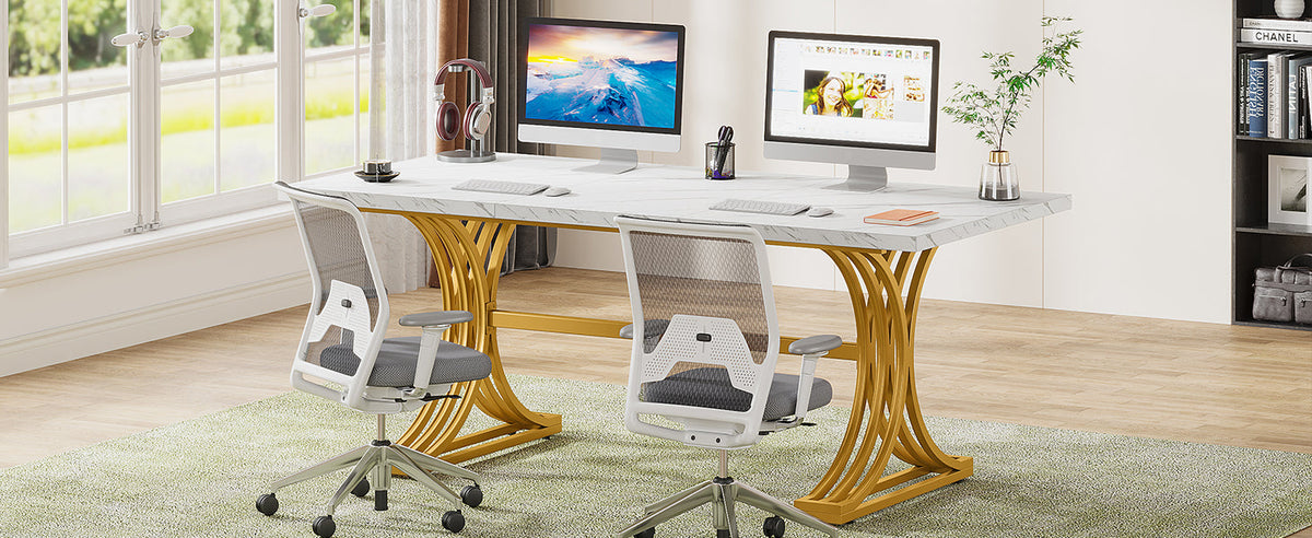 63" Modern Executive Desk