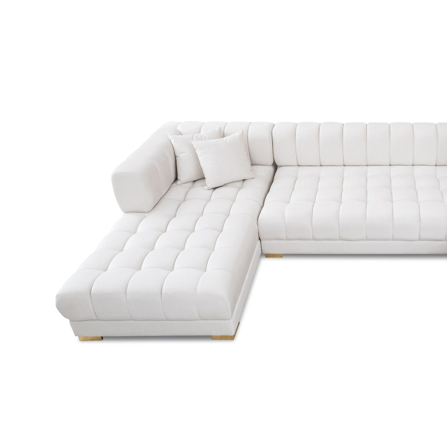 Marlow U-Shaped Velvet Sofa