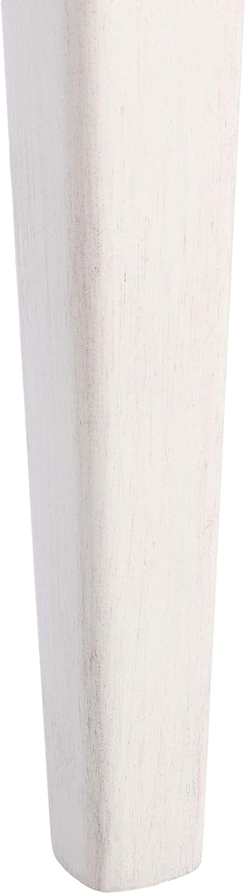 Coastal White And Natural Rattan Dining Chair Set Of 2