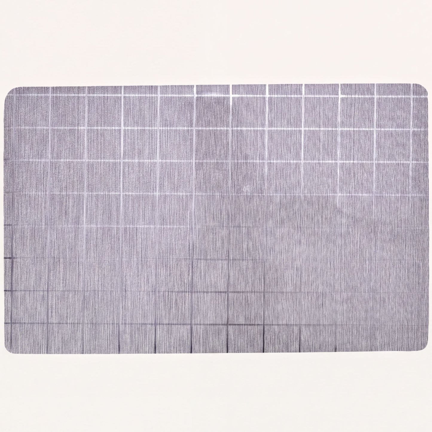 Woven PVC Placemats - Set of 8 Gray Non Slip Heat Resistant Table Mats