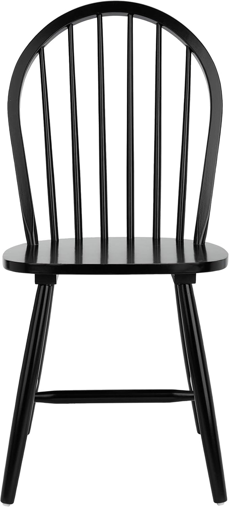 Home Camden 18 Inch Black Farmhouse Dining Chairs Set Of 2