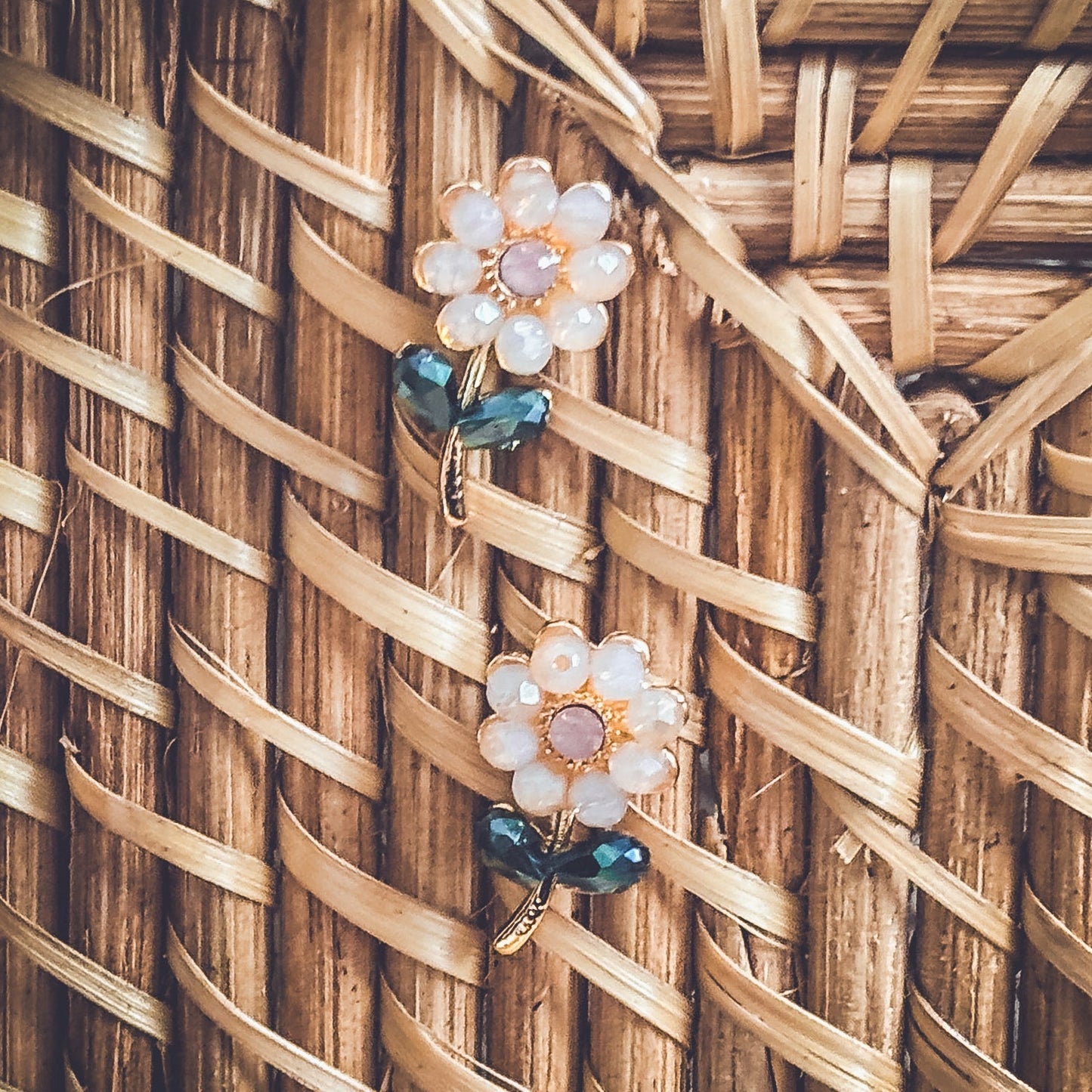 Beautiful Dainty Flower Studs
