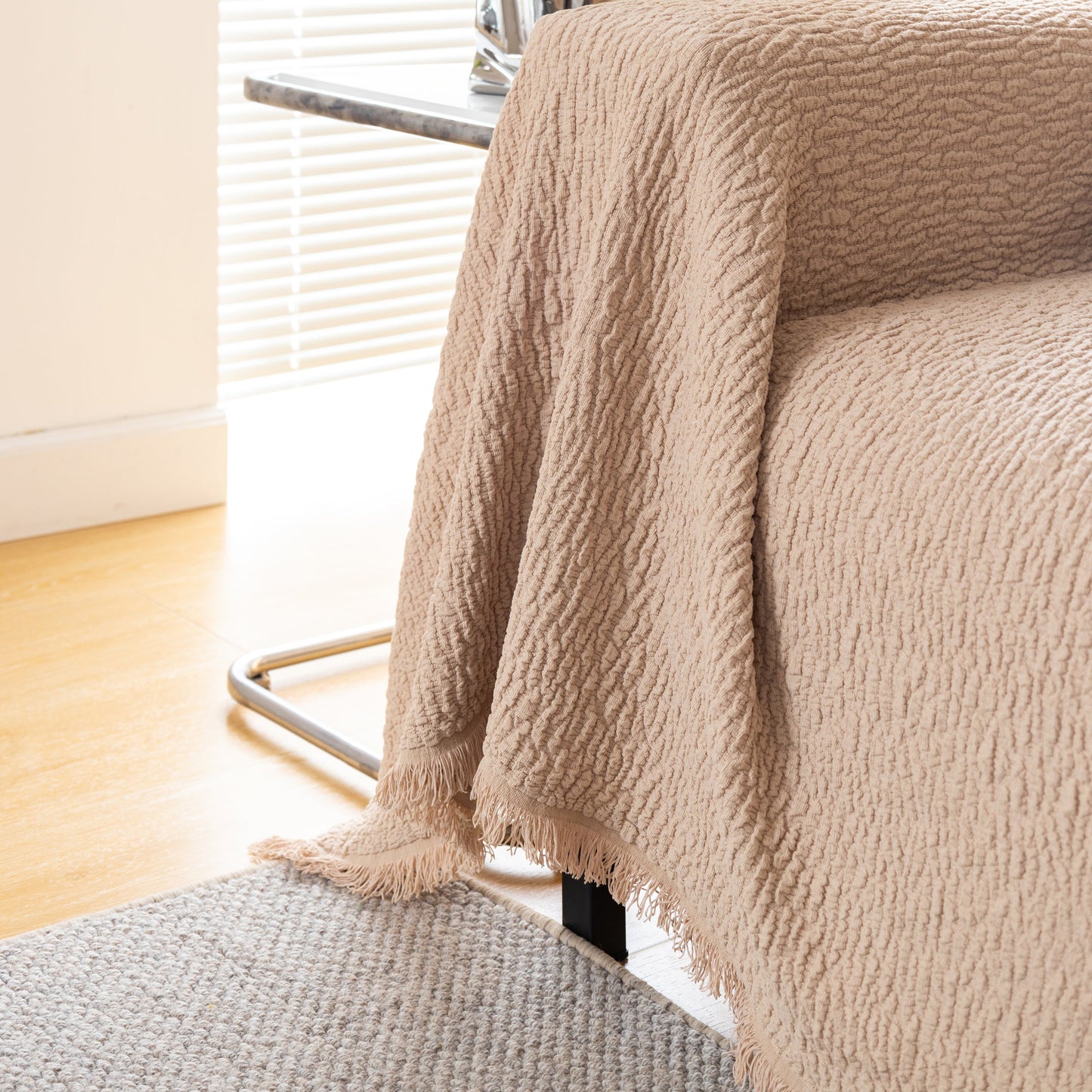Sofa Throw Covers L-Shape Sectional Couch Cover for Dogs Cats Furniture Protector