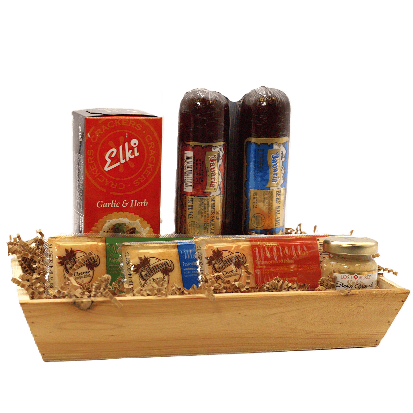Rustic Meat & Cheese Crate
