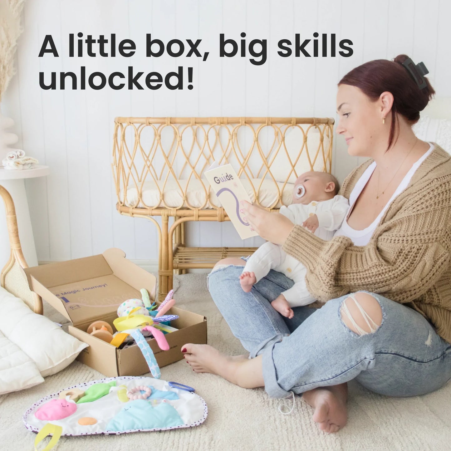 Tiny Land® Montessori Toys for Newborns (0–3 Months)