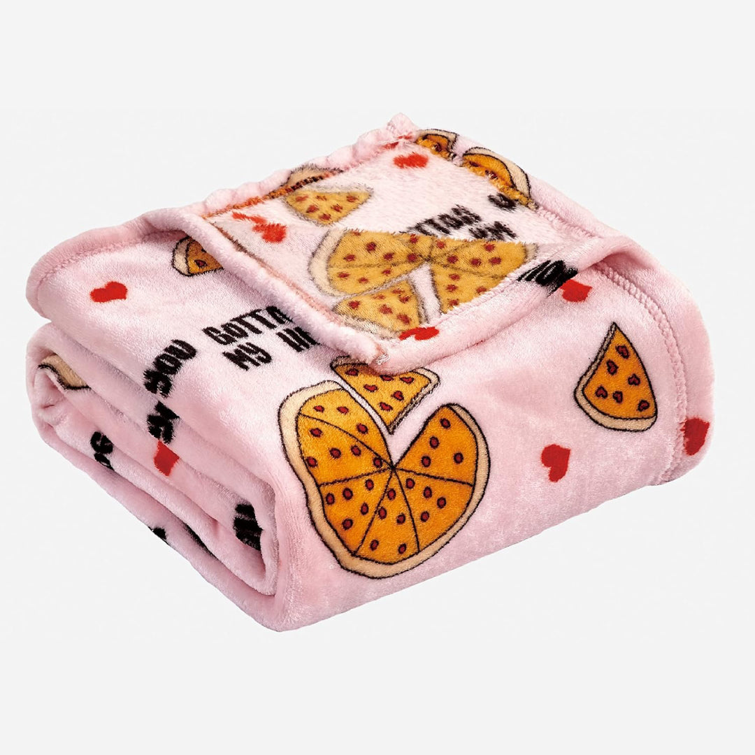 Ultra Plush Mothers Day Valentine's Day Heart-Themed Throw Blanket – Soft, Cozy, and Luxurious Fleece, 50" x 60"