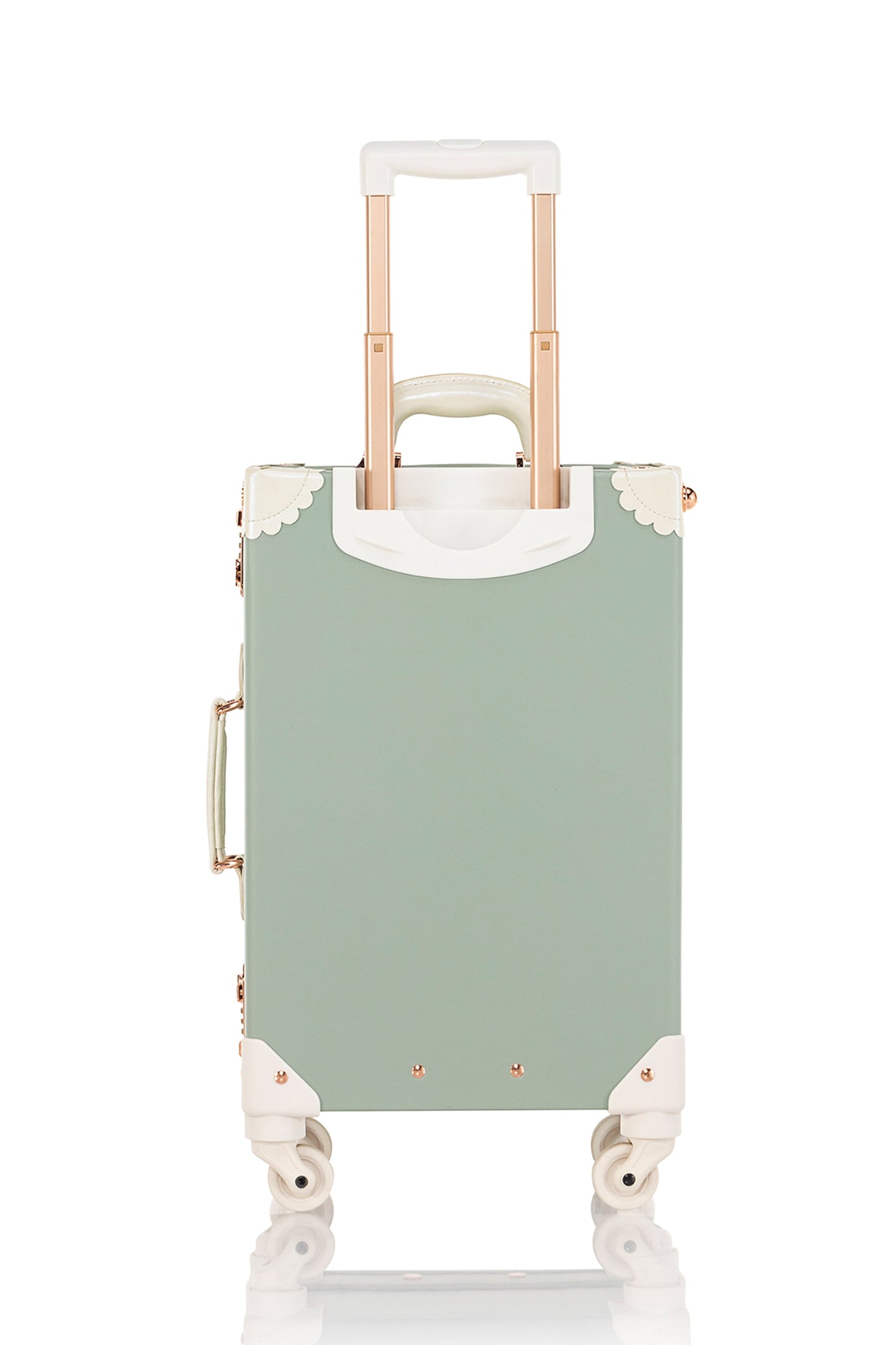 SarahFace Spinner Suitcase - Embroidery Green