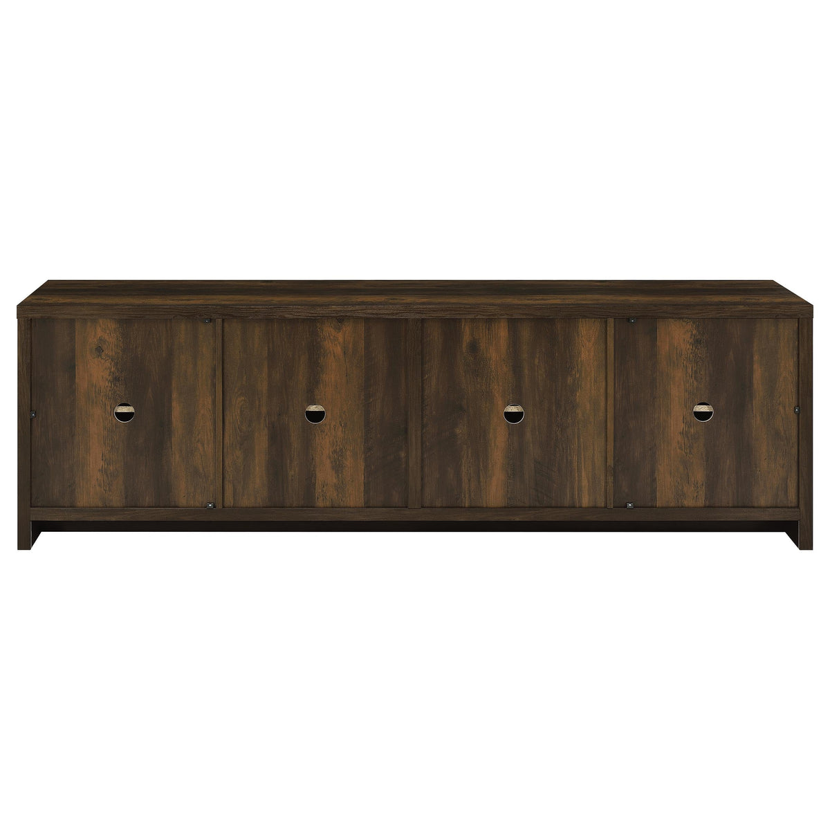 Lunetta Dark Pine 3-Piece TV Stand Entertainment Center