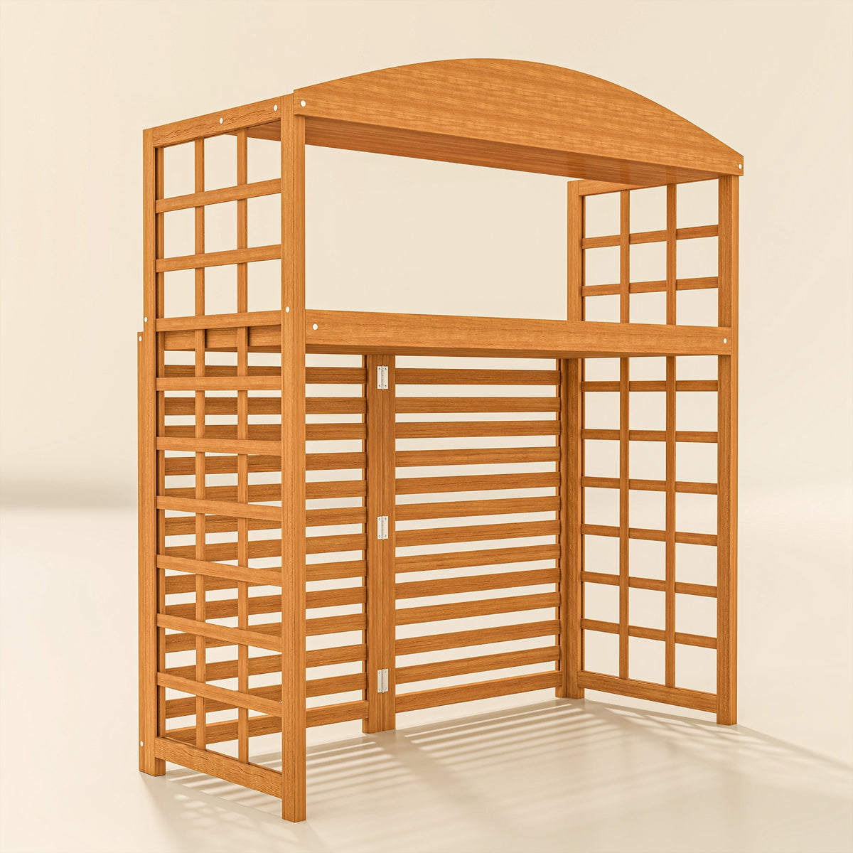 Outsunny Wood Air Conditioner Fence