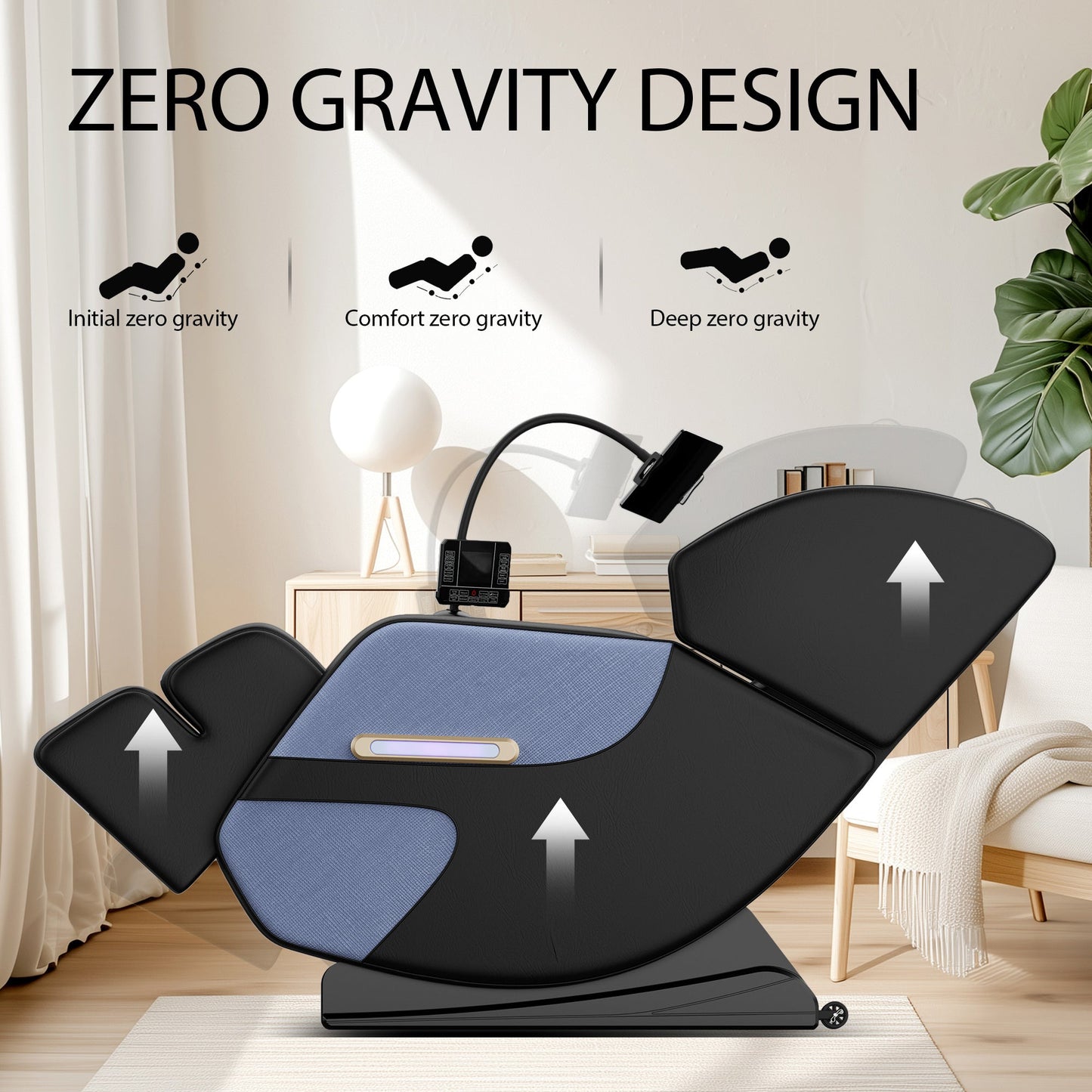 Massage Chair Recliner with Zero Gravity with Full Body Air Pressure