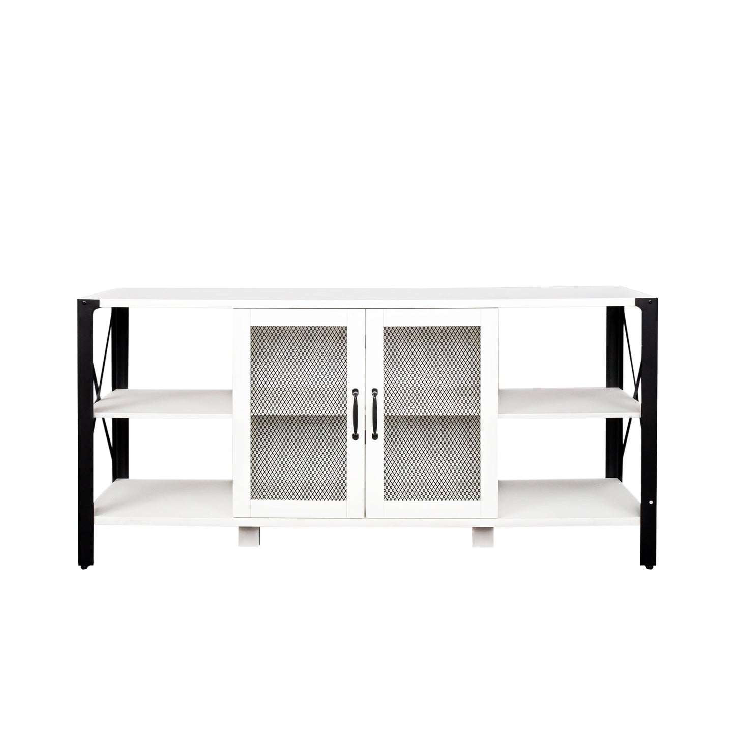 Industrial TV Stand for Living Room and Bedroom