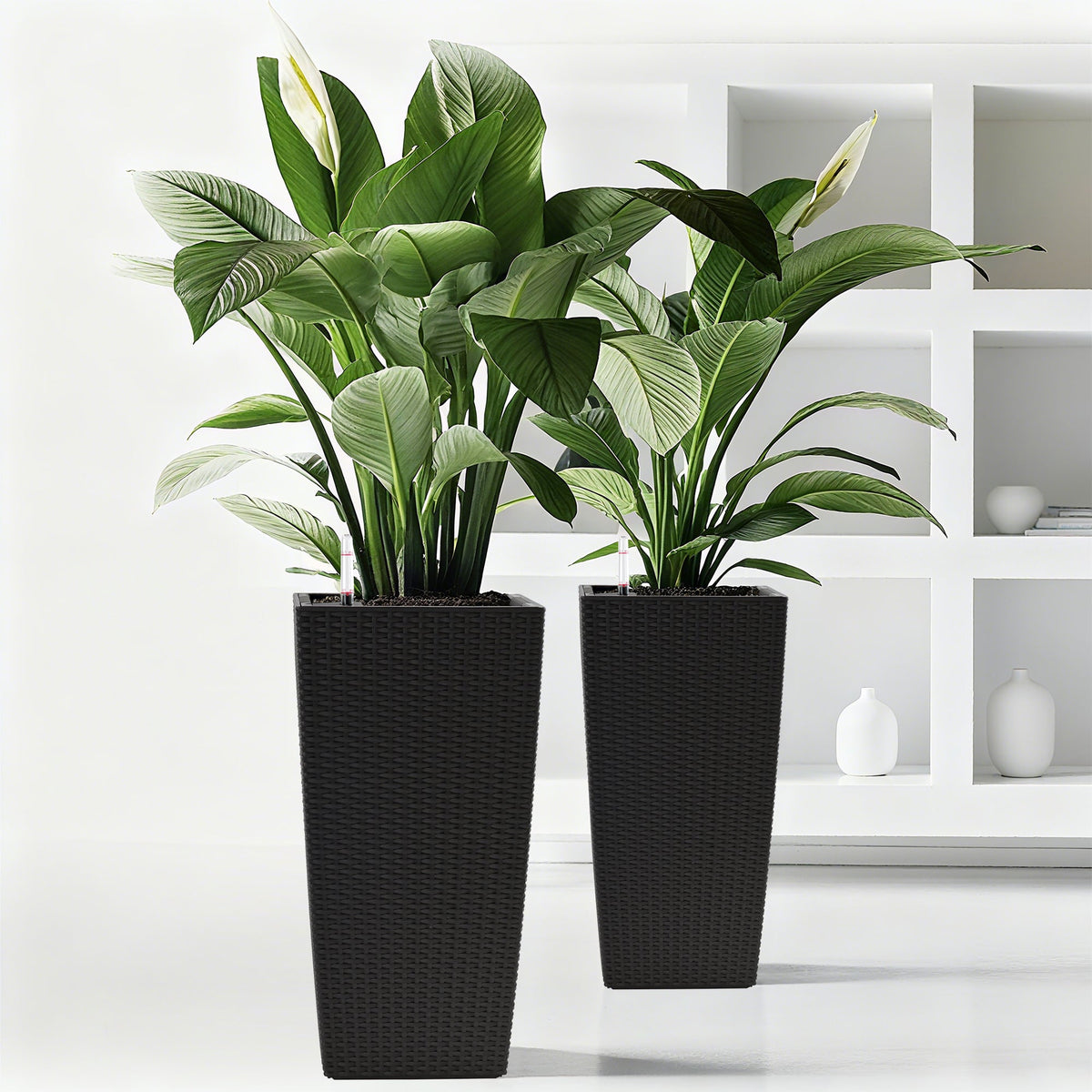 Pack of 2 Square Planters for Garden