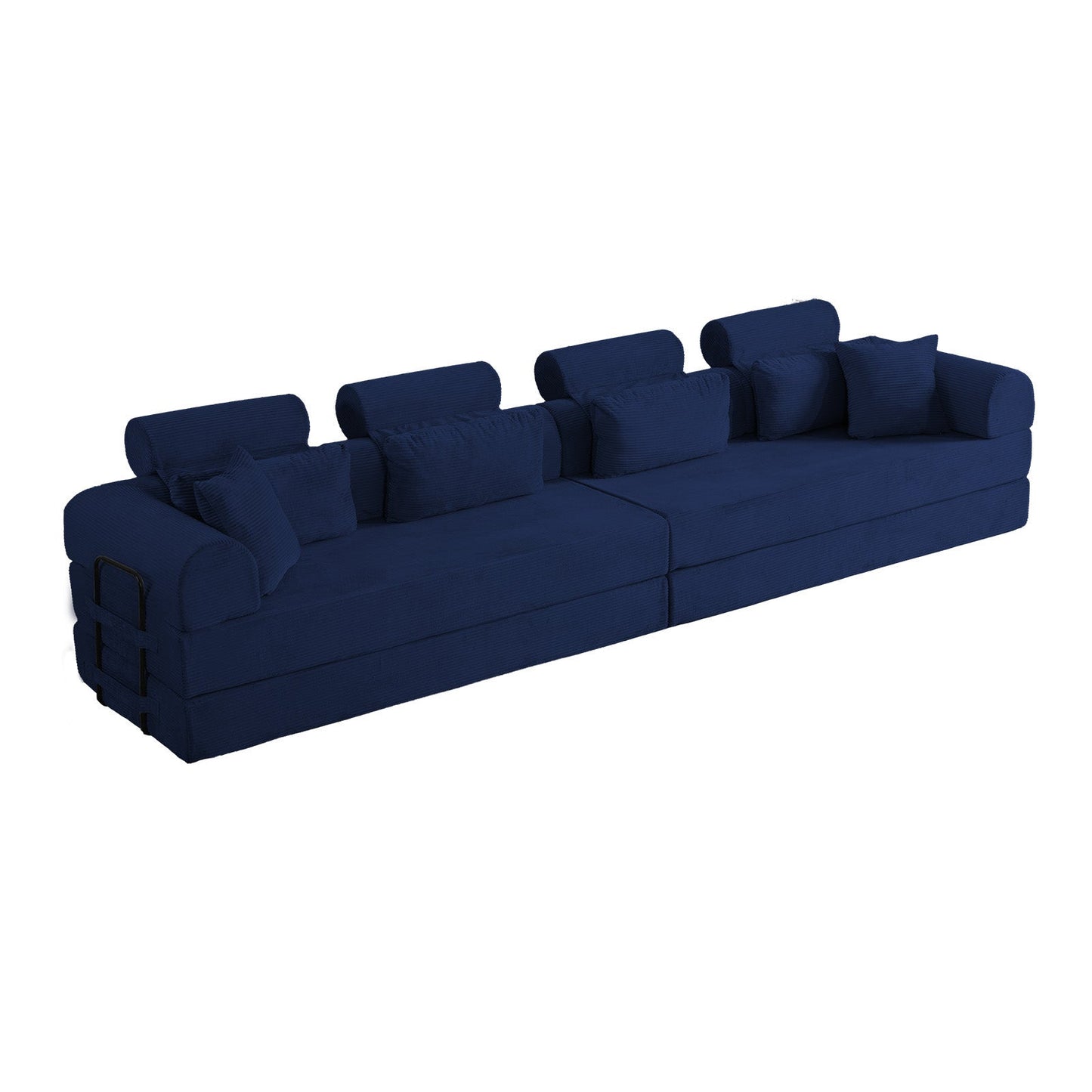 L Shape Modular Sectional Sofa - Blue