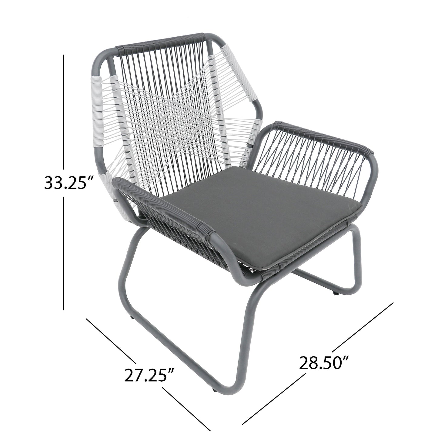Milan 3PC Chat Set