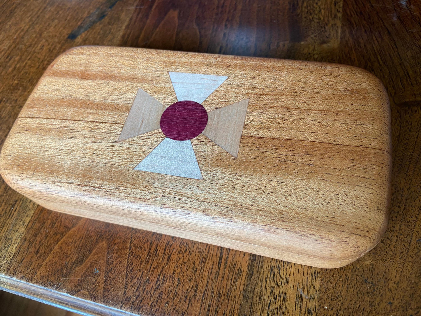 Mahogany Keepsake Box w/compartments