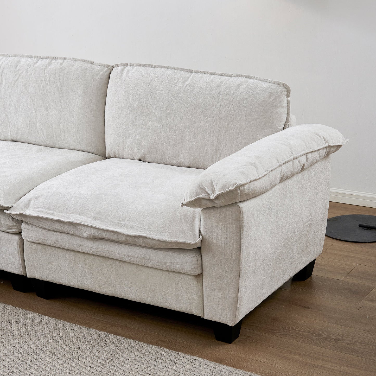 Luxury Chenille Upholstered Loveseat