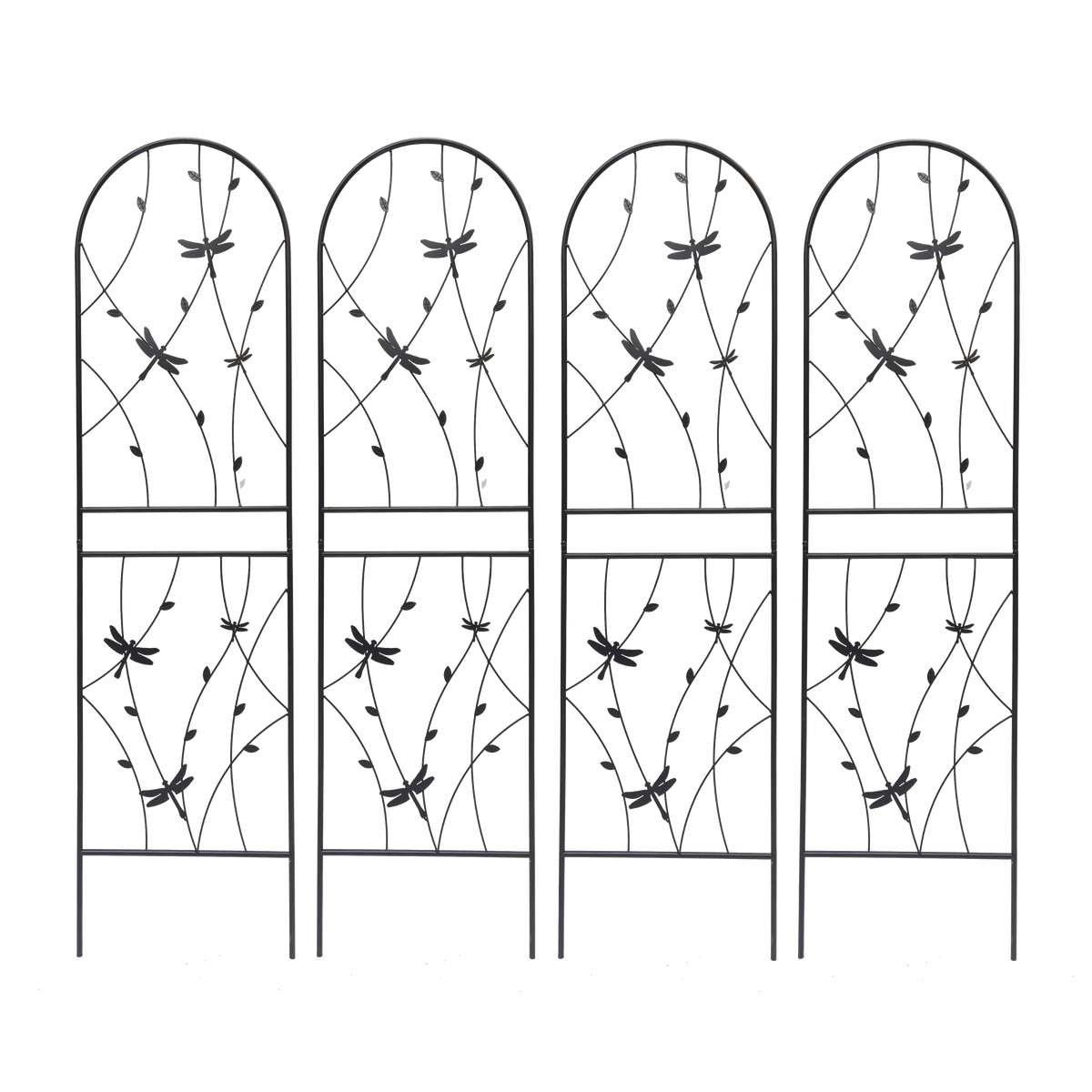 2 Pack Metal Garden Trellis - Rustproof Trellis for Climbing Plants