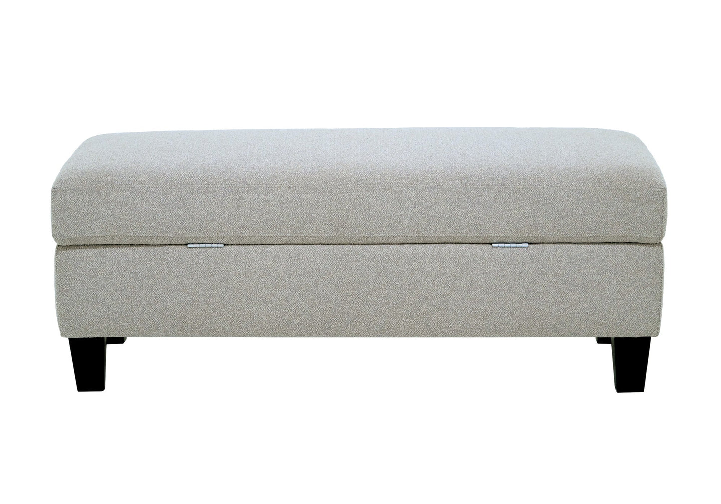 Gray Storage Ottoman