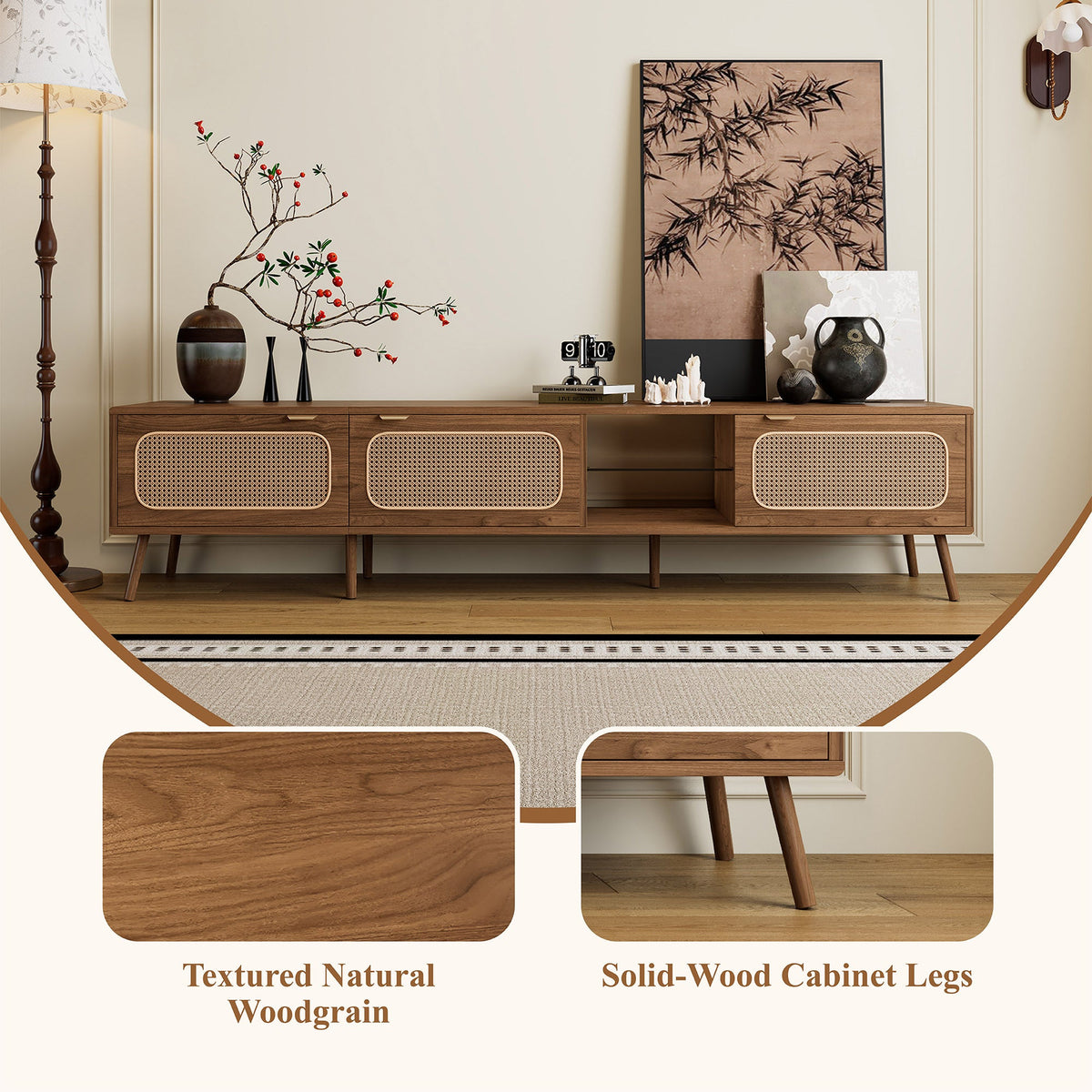 78" TV Stand for 75/80/85 Inch TV