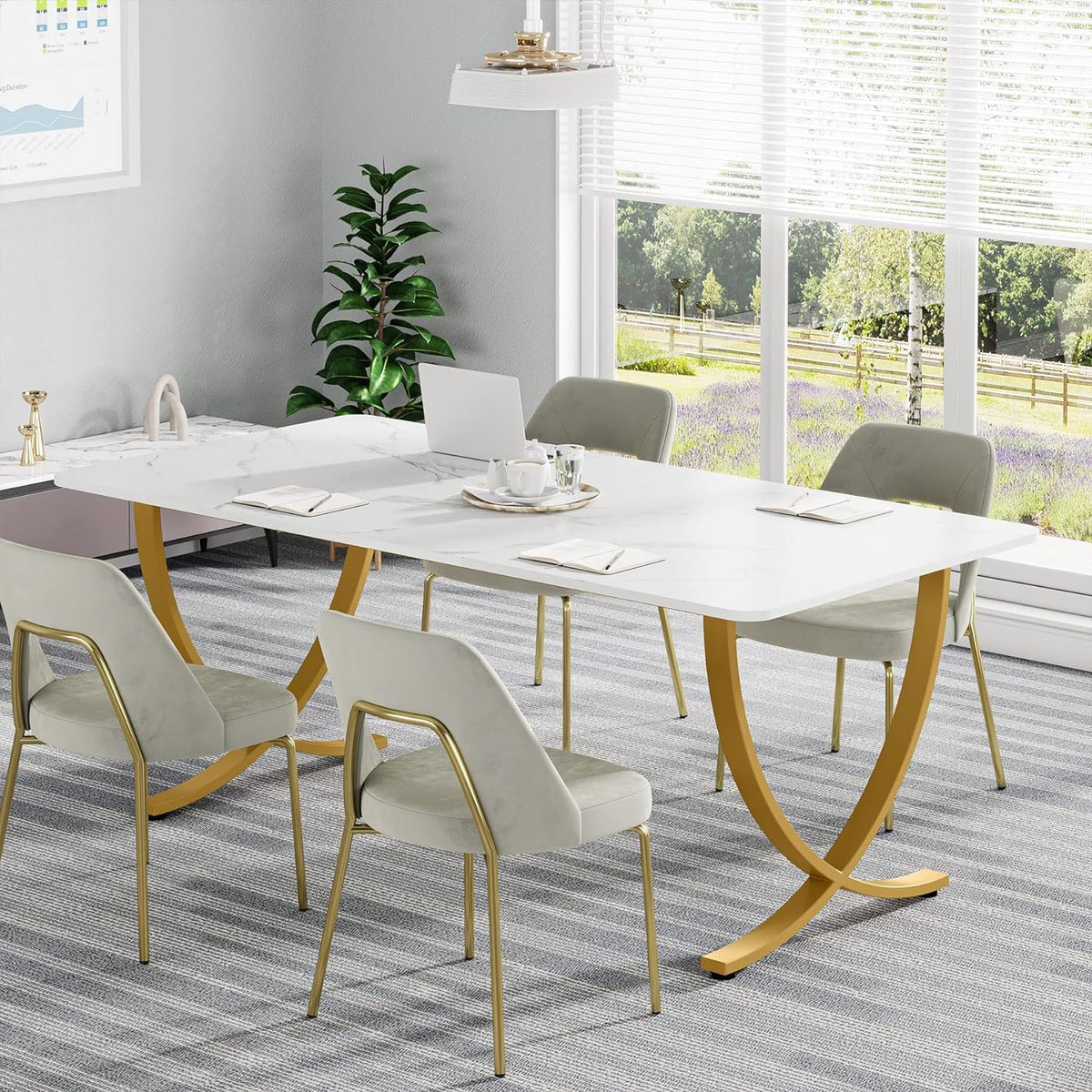 63" Executive Office Desk – Modern