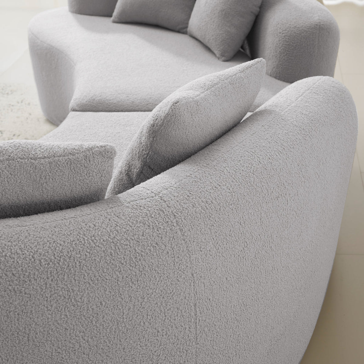 Curved Four Seater Sofa
