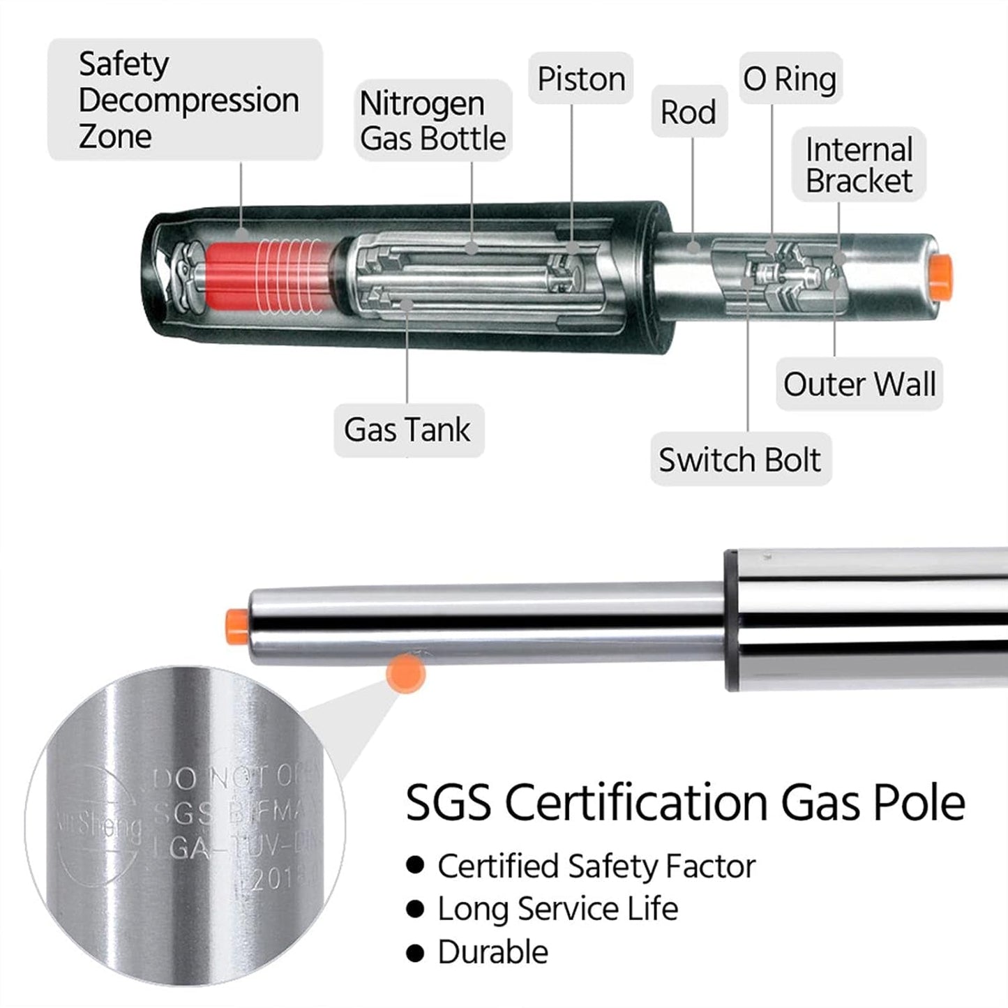 Brown Armless Office Chair With Adjustable Height For Desk