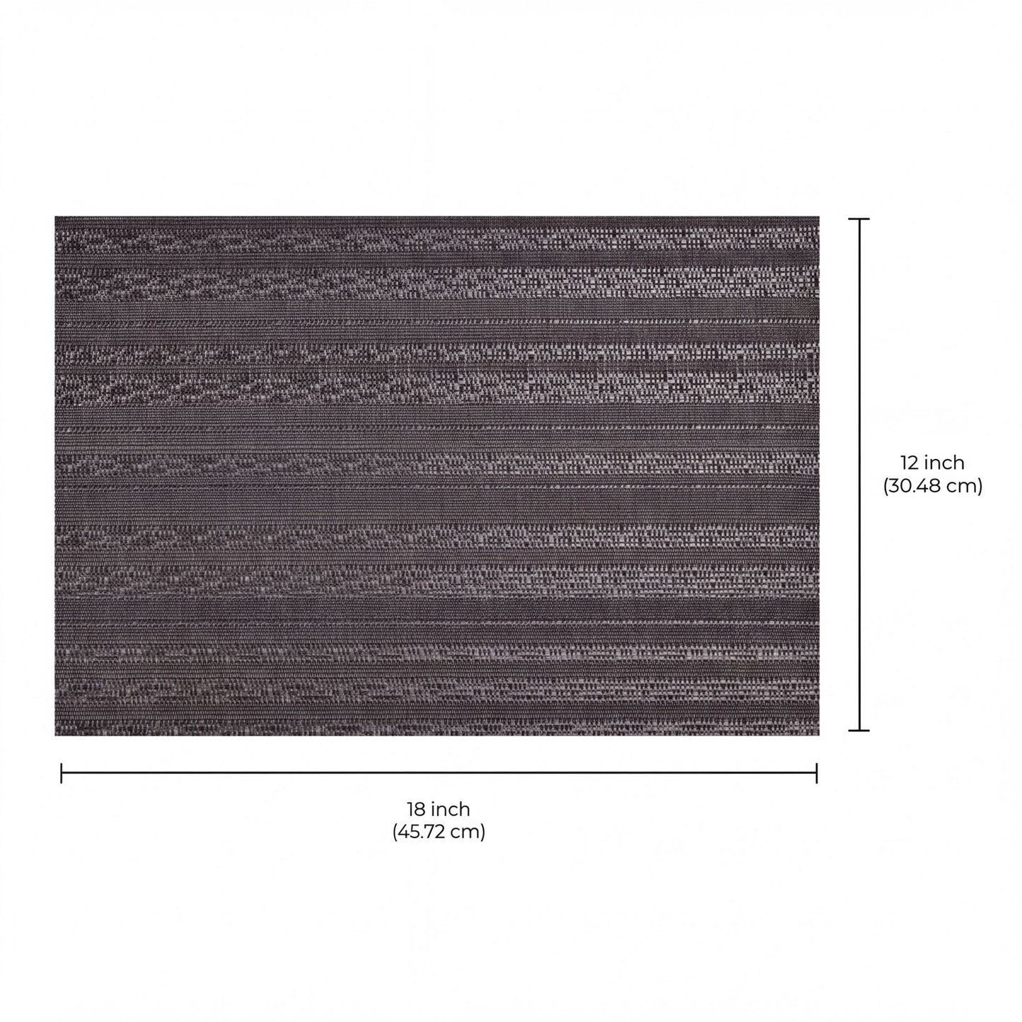 PVC Placemats - Brown Dining Table Mats | Heat Resistant, Non Slip Protection