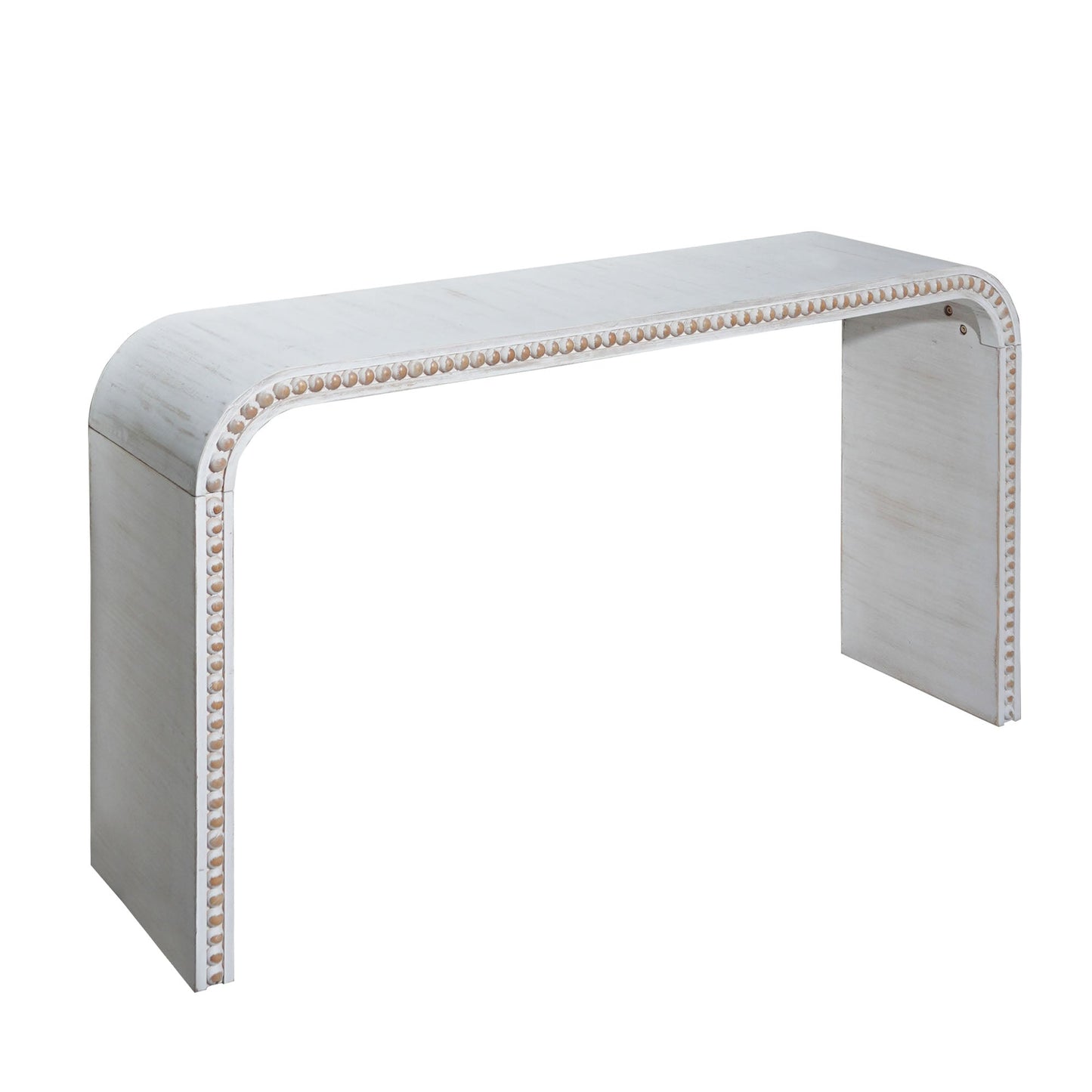 Washed White Console Table