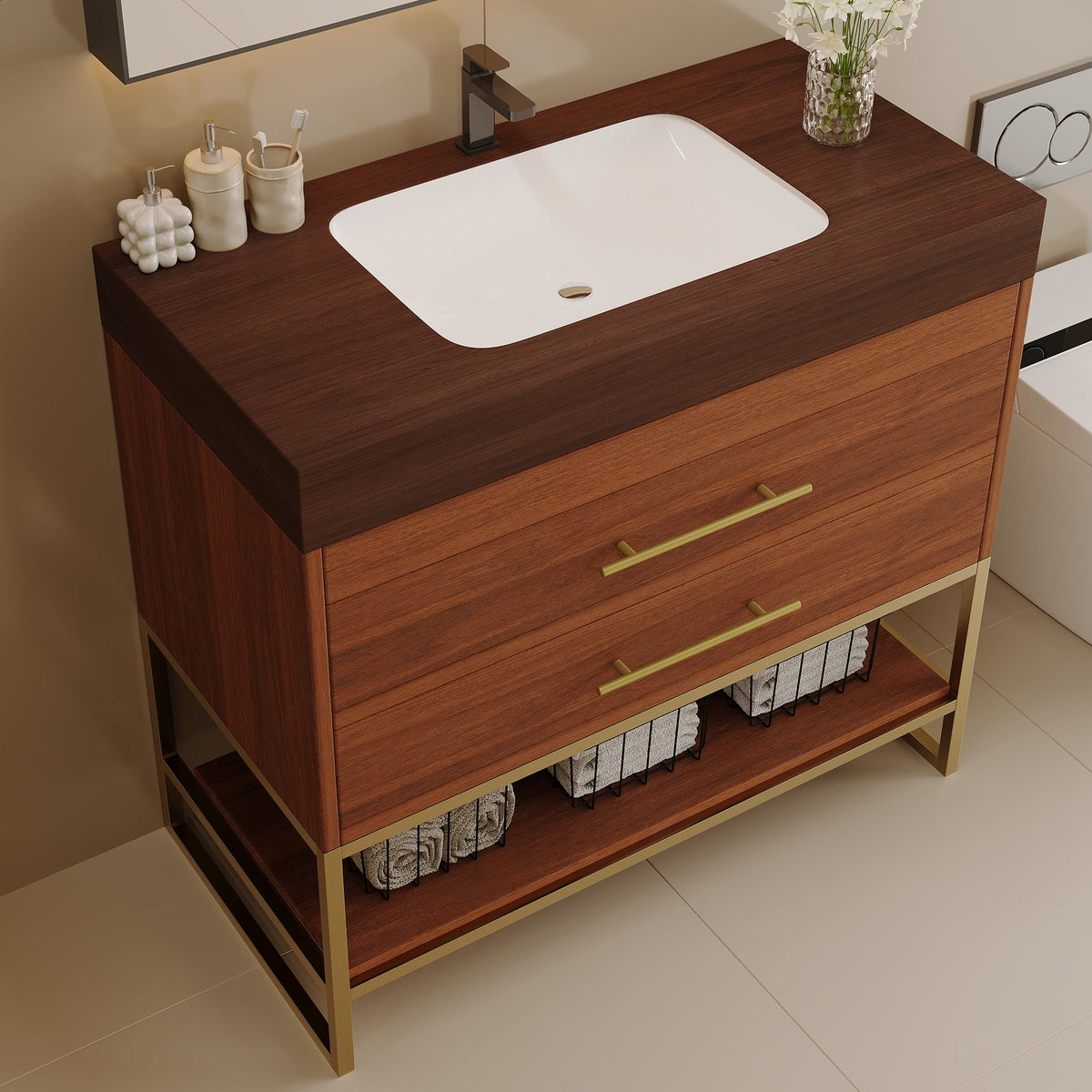 29.9" Modern Free-standing Bathroom Vanity