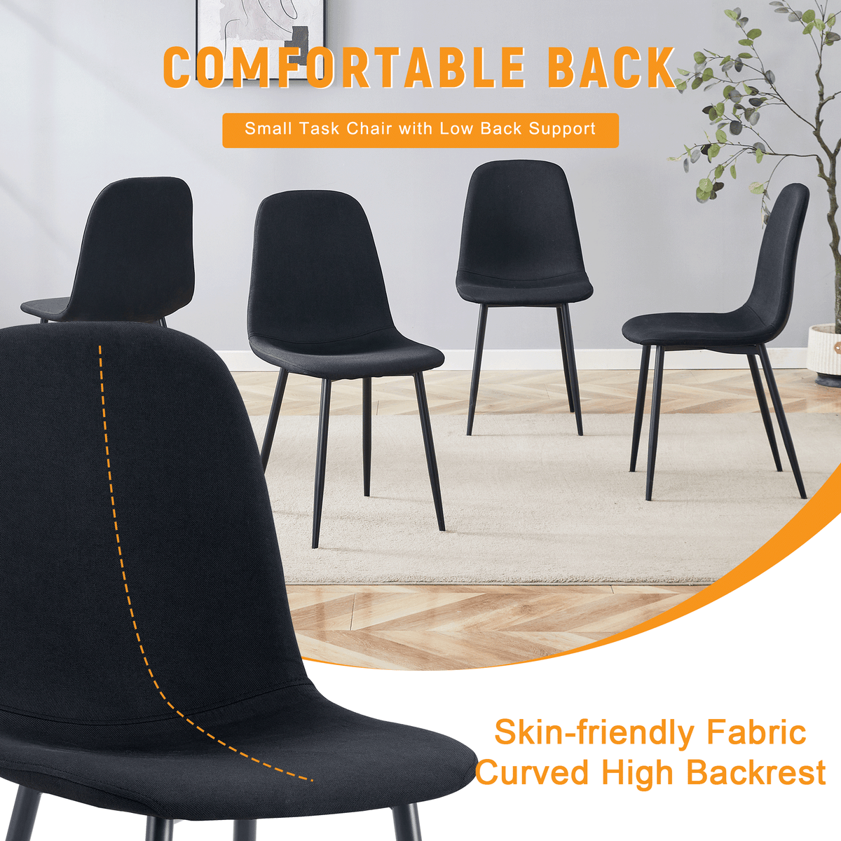 Luxury Simple Chair - Set of 4