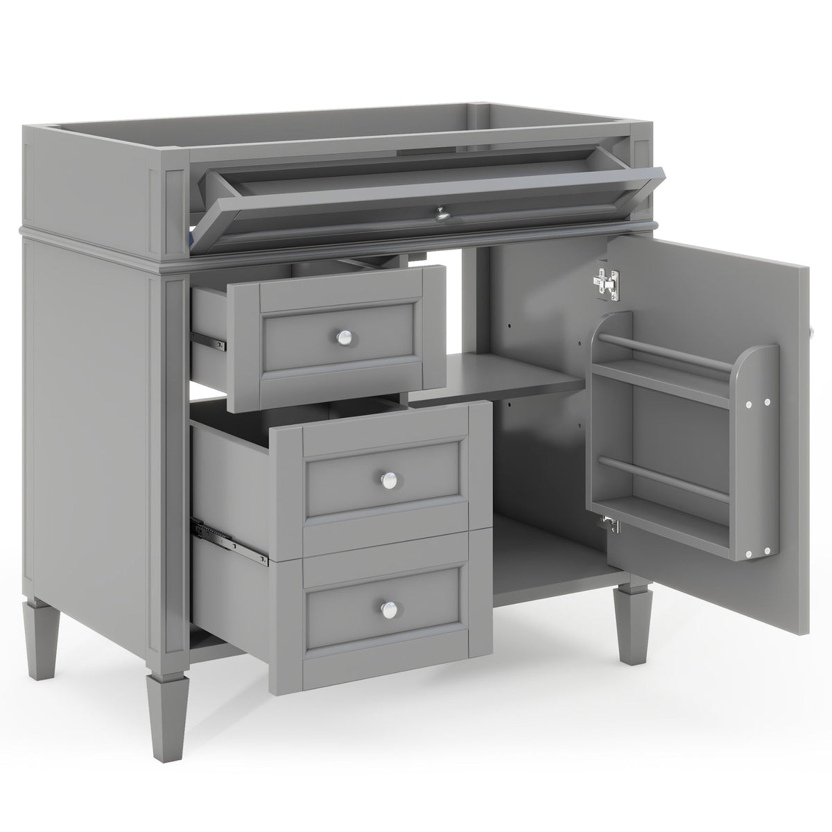 36" Bathroom Vanity Without Top Sink