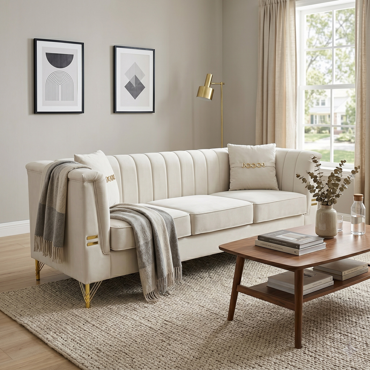 FX-P82B-BE (834-3 Sofa)