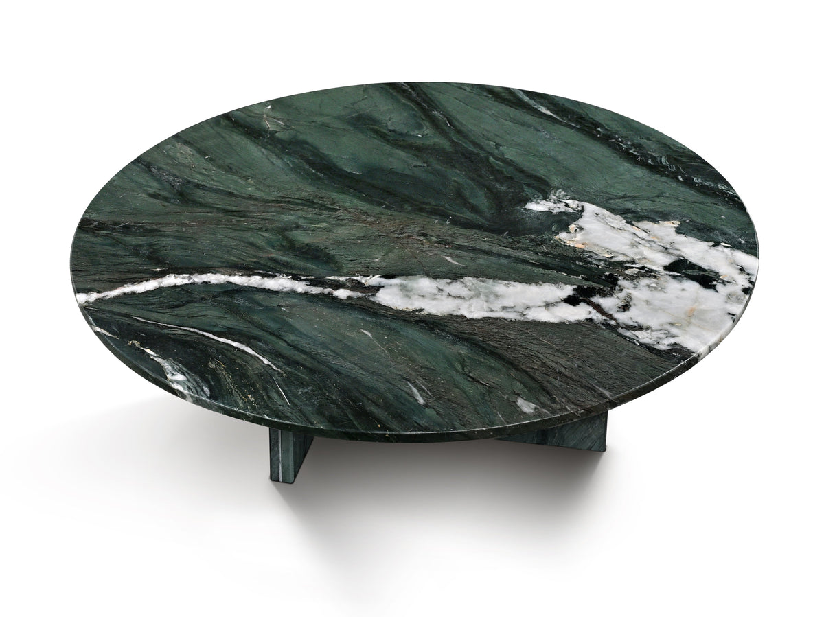 Green Marble & Metal Table