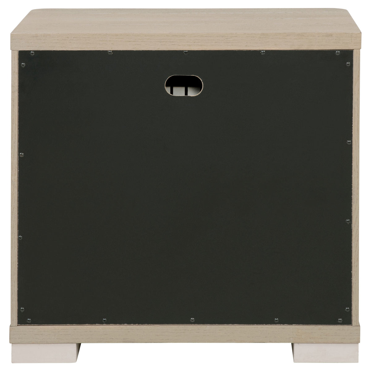 Mirador Light Elm 2-Drawer Nightstand Bedside Table