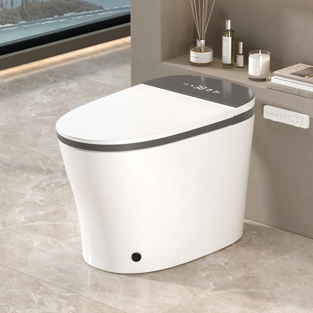 Smart Toilet with Bidet Built-in - ADA One-Piece Toilet