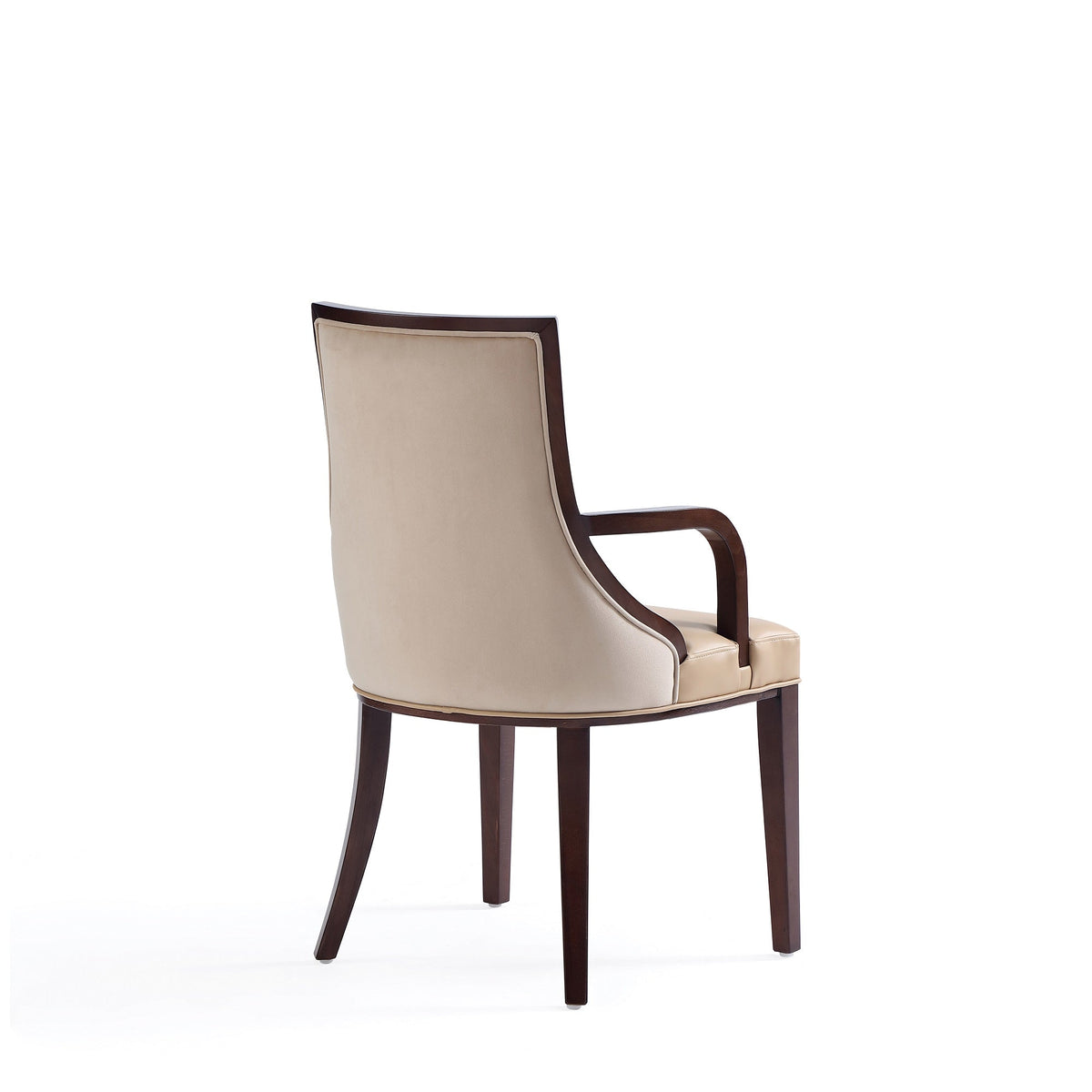 Grand Wood Upholstered Armchair