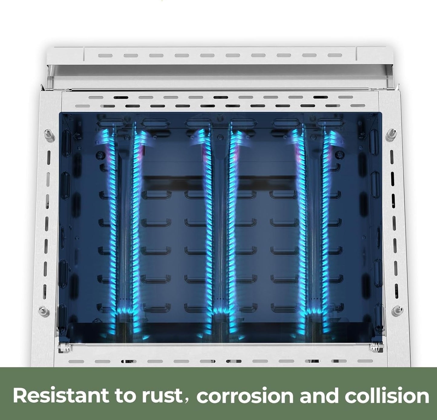 3 Burners Portable Propane Griddle，25 inch Stainless Steel Gas Grill，24,000 BTU Table Top Grill TG0130C