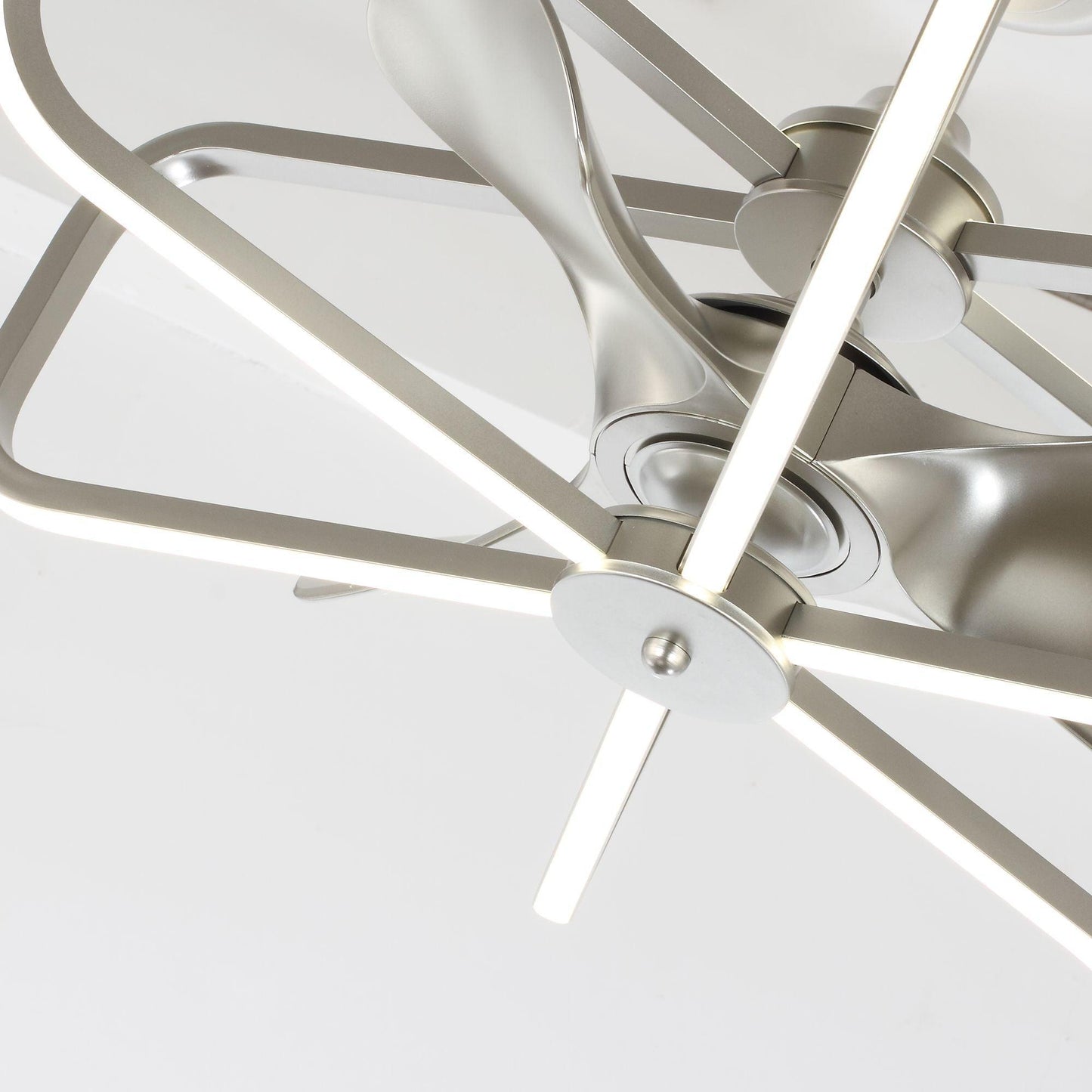 30" Theron Modern DC Motor Downrod Mount Reversible Ceiling Fan with LED Lighting and Remote Control