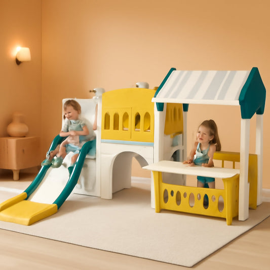 Nine In One Toddler Sliding Playground OutdoorPlayset