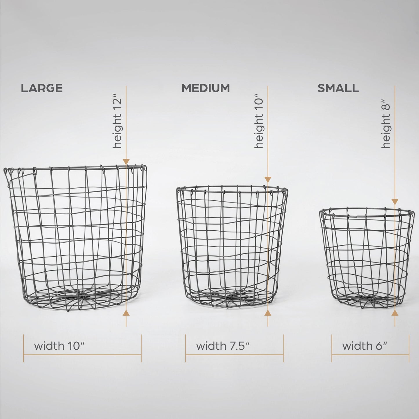 308 - Round Iron Basket