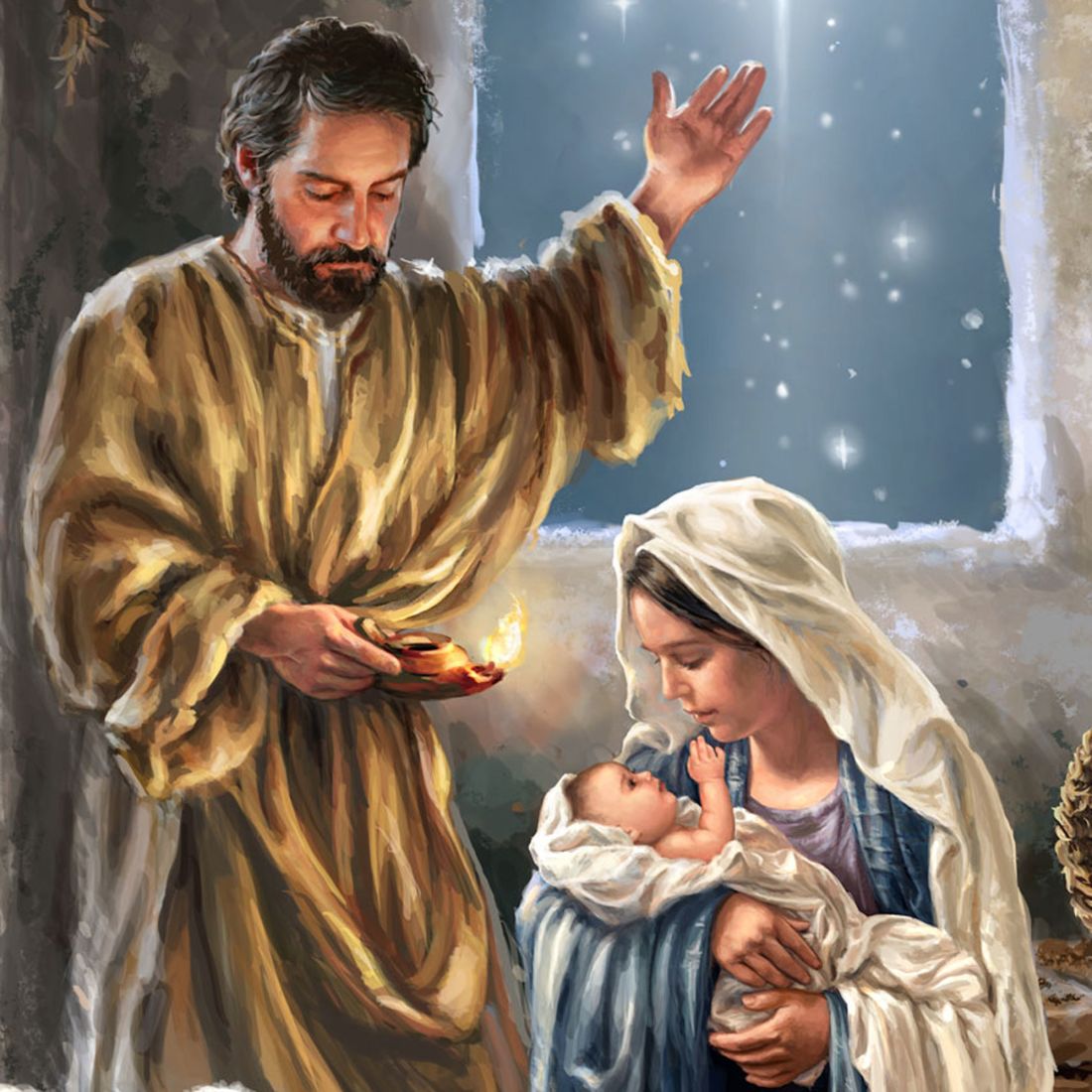 Regal Glory to God Wooden Wall Art by D. Gelsinger - Nativity Holiday Decor - 95677B-DG