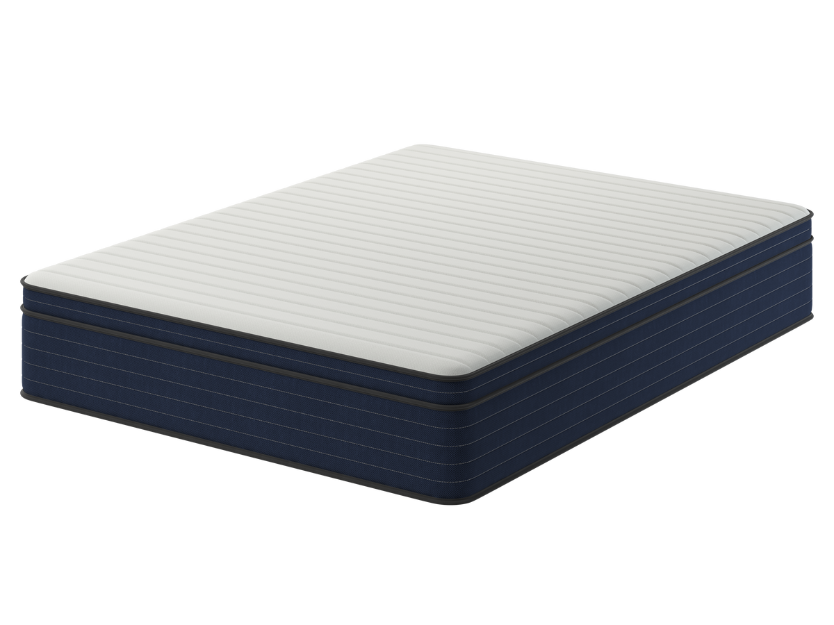 12 Inch King Size Medium Firm Euro Top Hybrid Mattress